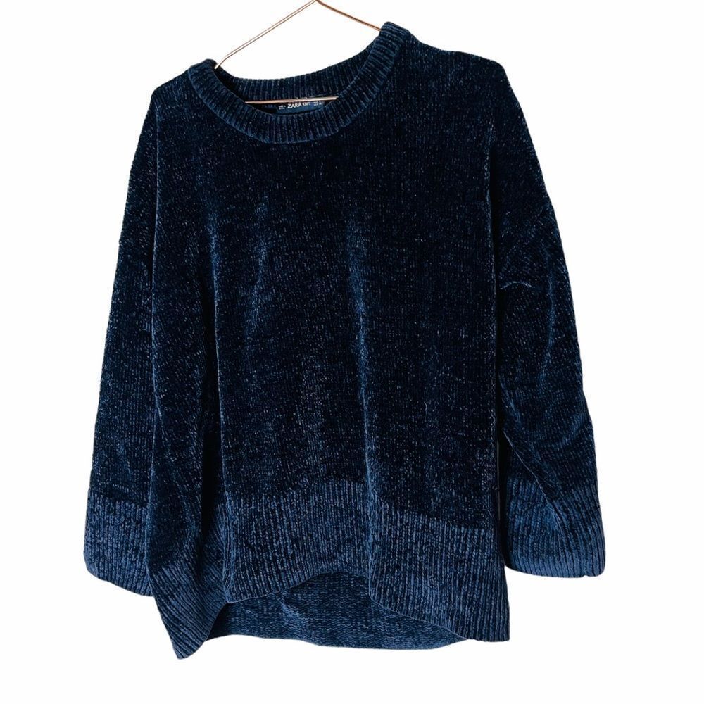 EUC Zara Knit Black Chunky Sweater Small